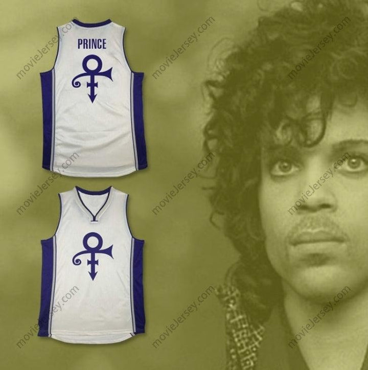 CUSTOM ANY Name Number PRINCE WHITE BASKETBALL JERSEY Top Stitched S-6XL