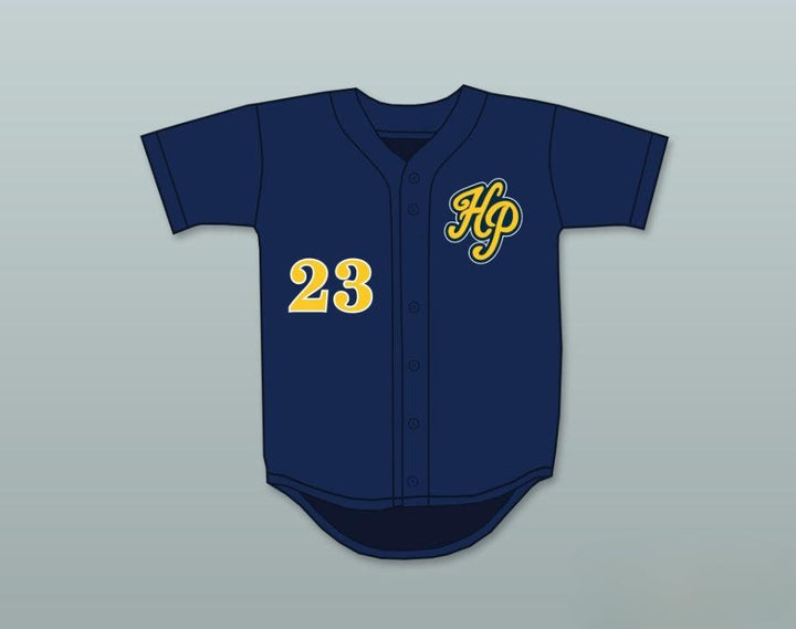 Custom Any Name Number JAMESON CLAYTON KERSHAW 23 HIGHLAND PARK HIGH SCHOOL SCOTS NAVY BLUE BASEBALL JERSEY 3 Top Stitched S-6XL
