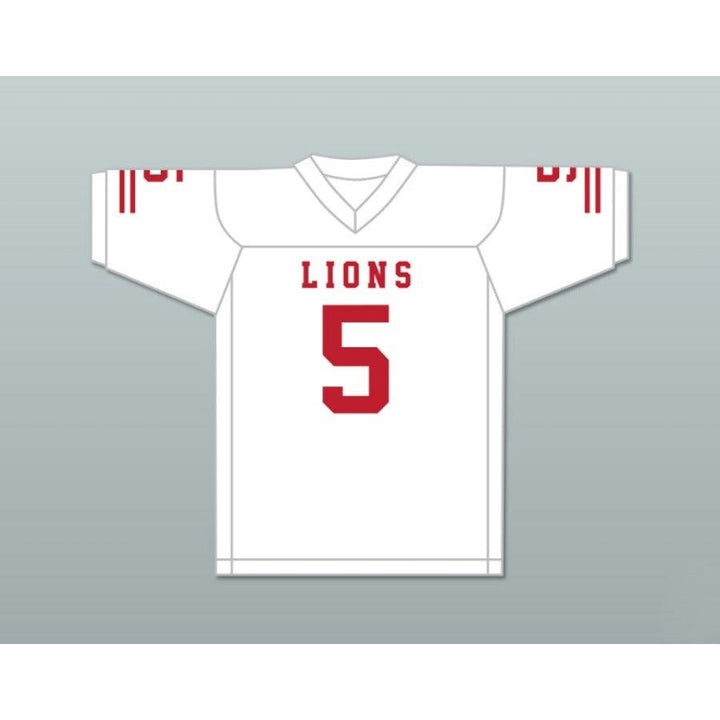 CUSTOM ANY Name Number JOHN FRANKLIN 5 EMCC LIONS ALTERNATE Top Stitched S-6XL