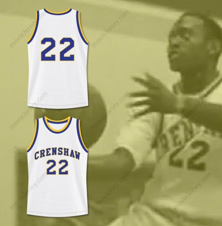 CUSTOM ANY Name Number OMAR EPPS QUINCY MCCALL 22 CRENSHAW HIGH SCHOOL BASKETBALL JERSEY LOVE AND BASKETBALL Top Stitched S-6XL