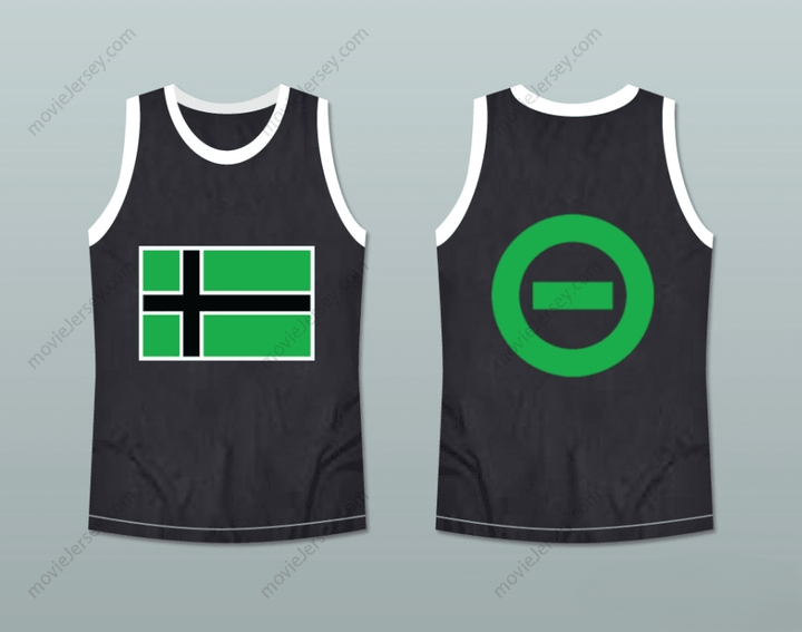 CUSTOM ANY Name Number TYPE 0 NEGATIVE VINNLAND BASKETBALL JERSEY STITCH SEWN Top Stitched S-6XL