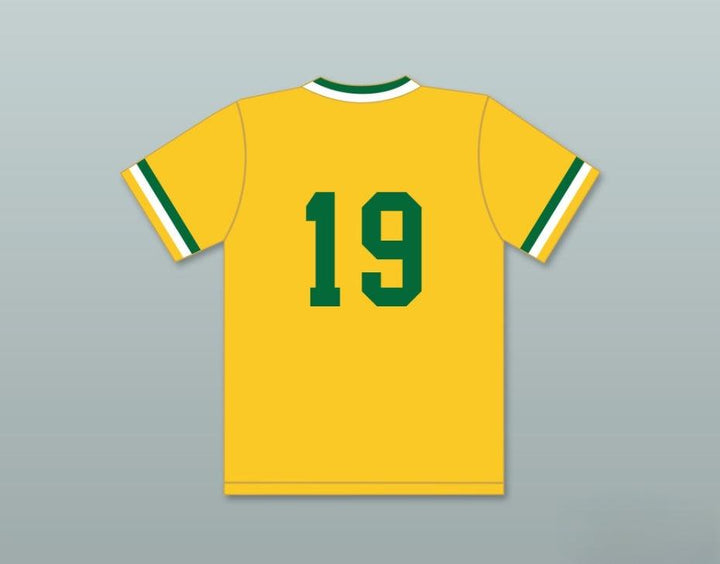 Custom Any Name Number TONY GWYNN 19   POLYTECHNIC HIGH SCHOOL JACKRABBITS YELLOW BASEBALL JERSEY 1 Top Stitched S-6XL