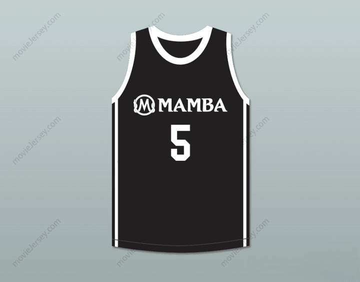 CUSTOM ANY Name Number ALYSSA ALTOBELLI 5 MAMBA BALLERS BLACK BASKETBALL JERSEY VERSION 2 Top Stitched S-6XL