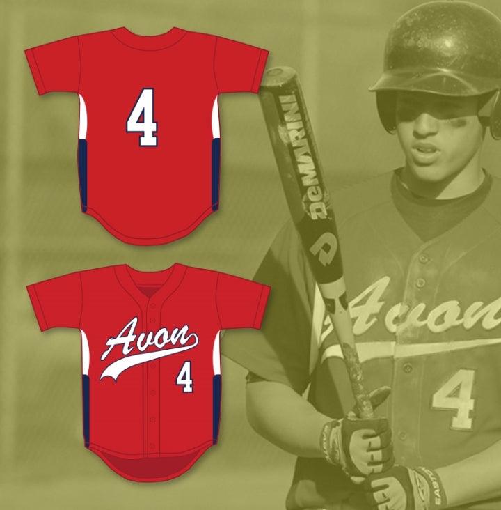 Custom Any Name Number GEORGE SPRINGER 4   OLD FARMS SCHOOL WINGED BEAVERS RED BASEBALL JERSEY 1 Top Stitched S-6XL