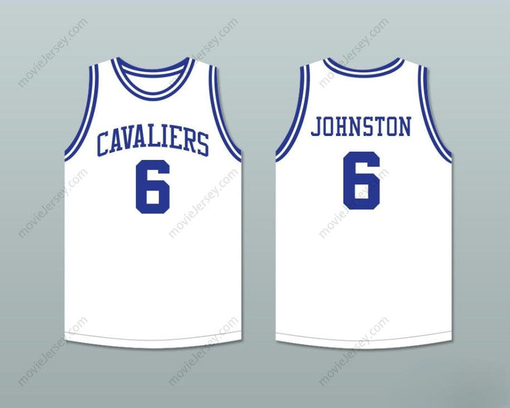 CUSTOM ANY Name Number NEIL JOHNSTON 6  HIGH SCHOOL CAVALIERS WHITE BASKETBALL JERSEY Top Stitched S-6XL