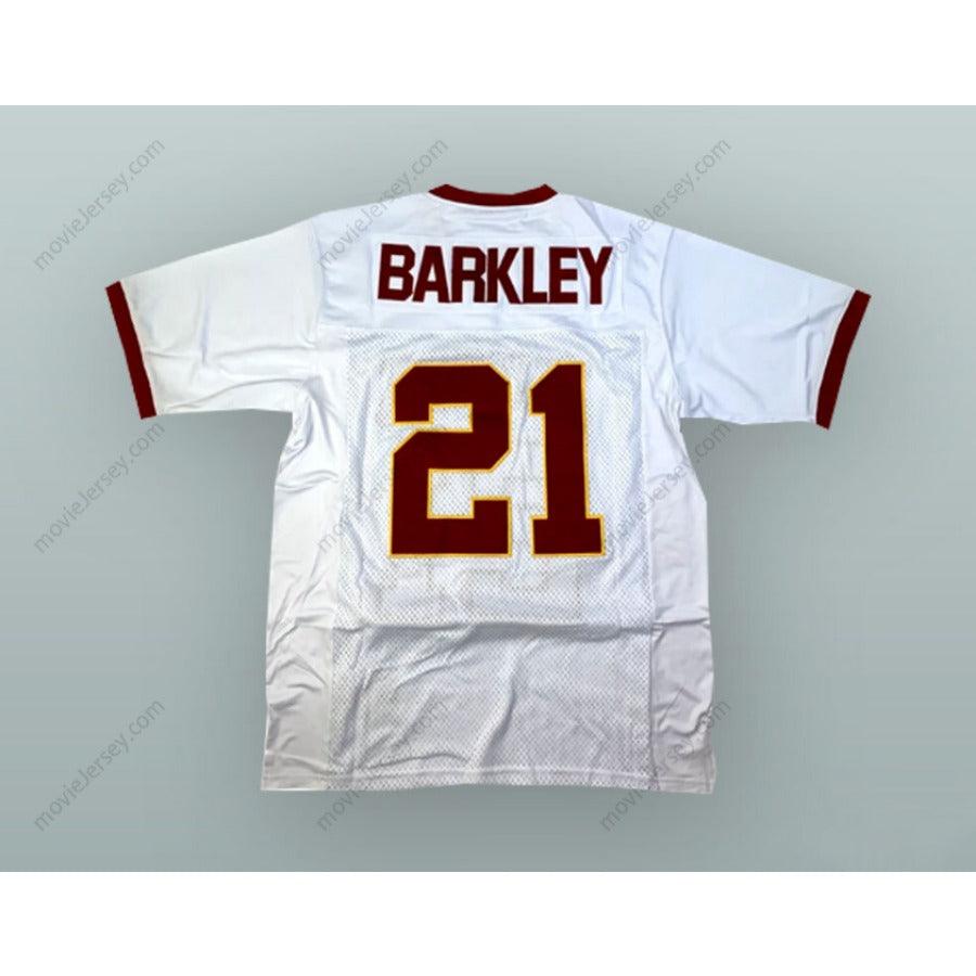 CUSTOM ANY Name Number SAQUON BARKLEY 21 WHITEHALL HIGH SCHOOL ZEPHYRS WHITE FOOTBALL JERSEY Top Stitched S-6XL