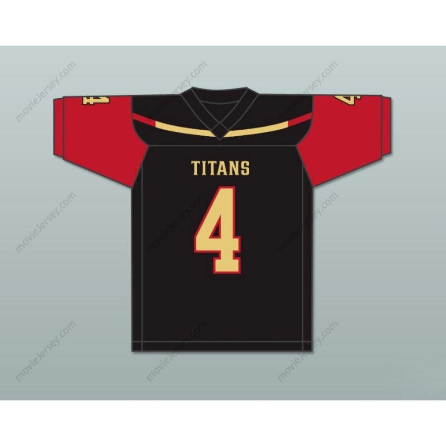 CUSTOM ANY Name Number BAILEY ZAPPE 4 VICTORIA EAST HIGH SCHOOL TITANS Football Jersey Top Stitched S-6XL