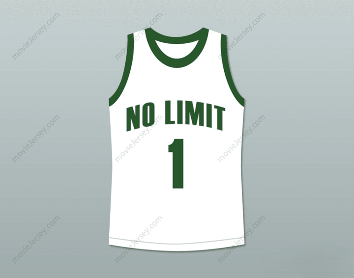 CUSTOM ANY Name Number MASTER P 1 NO LIMIT BASKETBALL JERSEY WHITE Top Stitched S-6XL