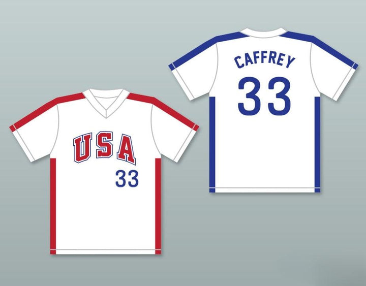 Custom Any Name Number BOB CAFFREY 33 1984 USA TEAM WHITE BASEBALL JERSEY Top Stitched S-6XL