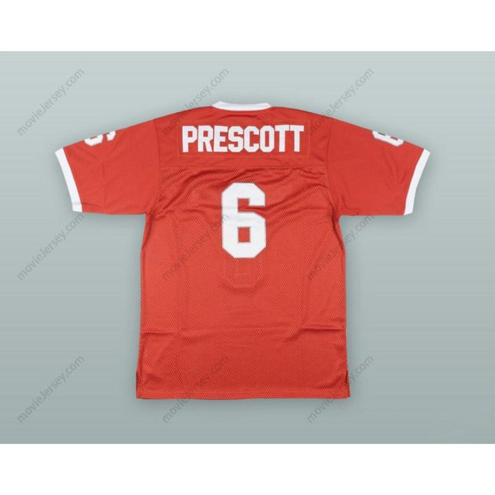 CUSTOM ANY Name Number DAK PRESCOTT 6 HAUGHTON HIGH SCHOOL RED FOOTBALL JERSEY Top Stitched S-6XL