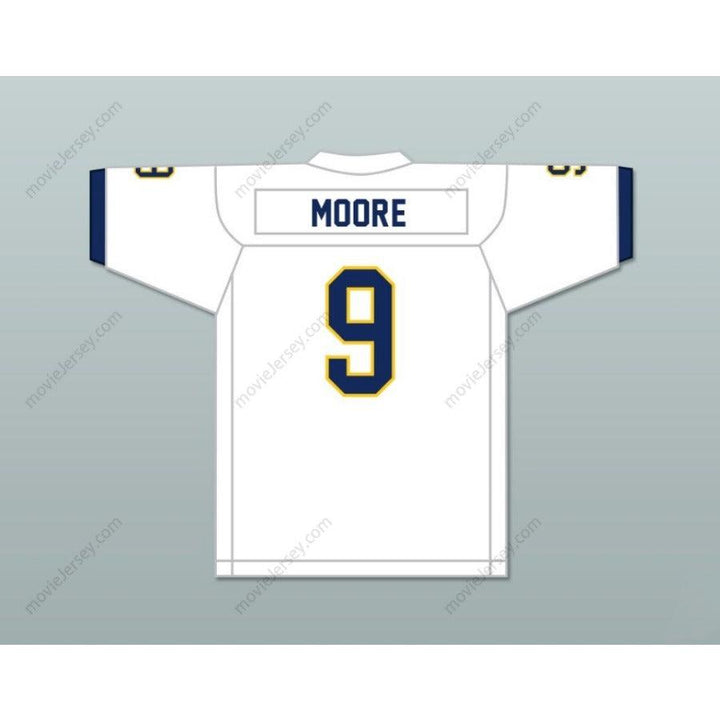 CUSTOM ANY Name Number ELIJAH MOORE 9   AQUINAS HIGH SCHOOL RAIDERS Football Jersey Top Stitched S-6XL