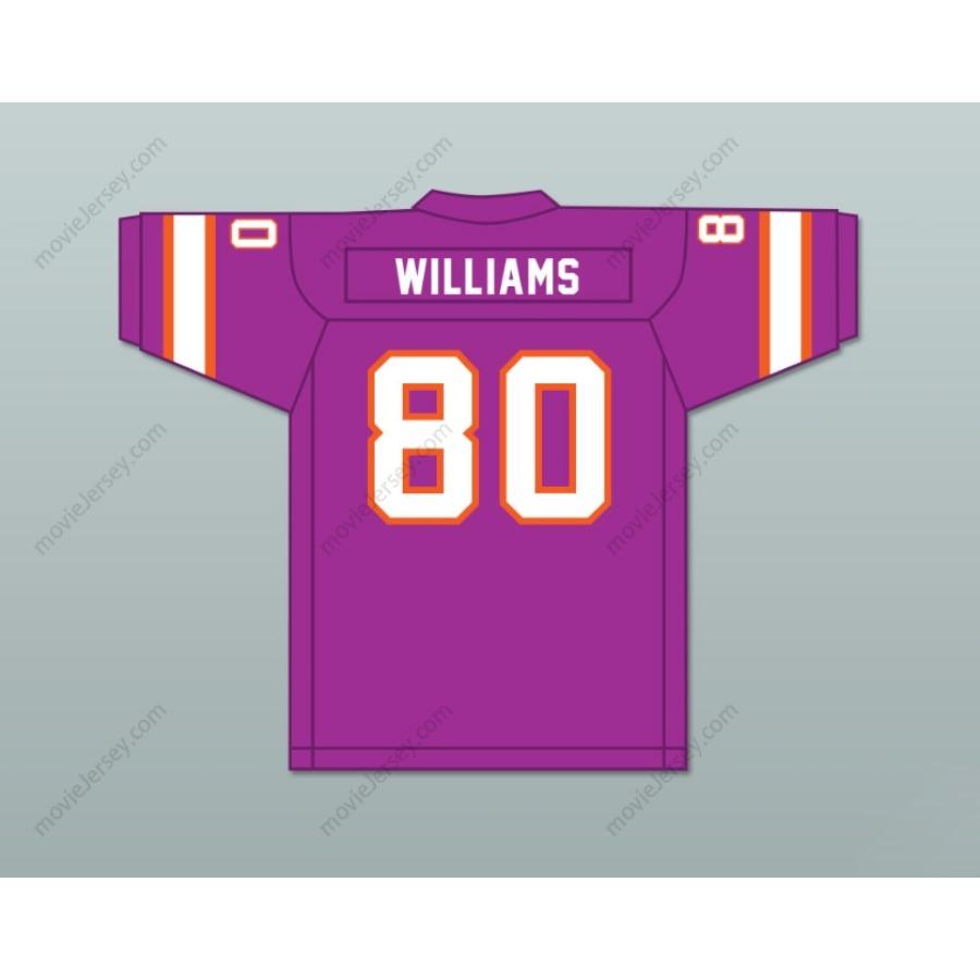 CUSTOM ANY Name Number 1974-75 WFL DAVE WILLIAMS 80 SOUTHERN CALIFORNIA SUN ROAD Football Jersey Top Stitched S-6XL