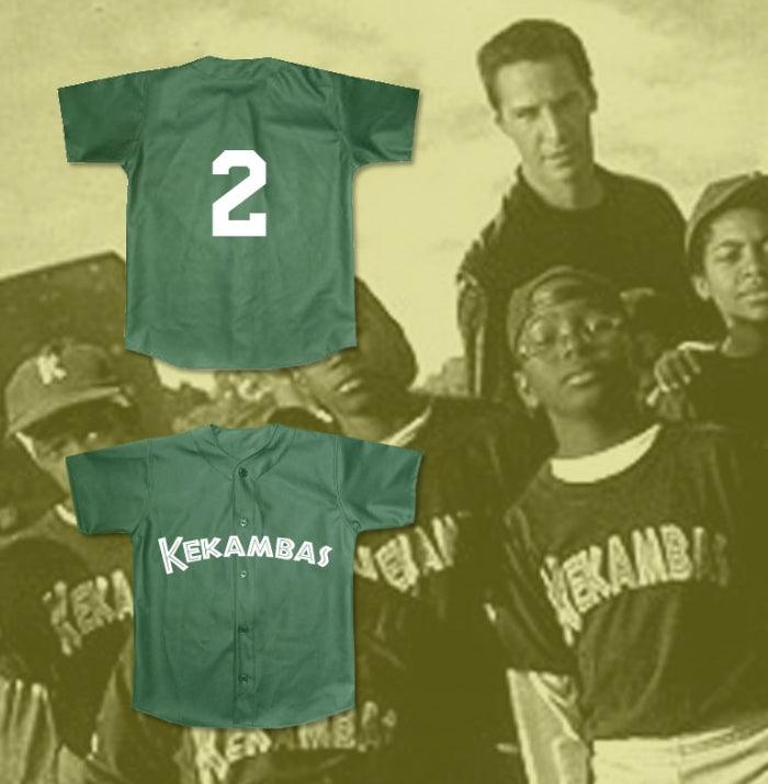 Custom Any Name Number PLAYER 2 KEKAMBAS BASEBALL JERSEY HARDBALL DARK GREEN Top Stitched S-6XL