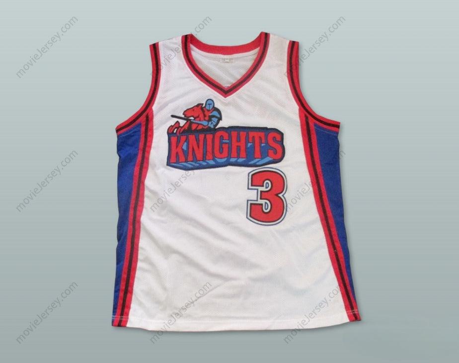CUSTOM ANY Name Number LIL' BOW WOW CALVIN CAMBRIDGE 3 LOS ANGELES KNIGHTS WHITE BASKETBALL JERSEY LIKE MIKE Top Stitched S-6XL