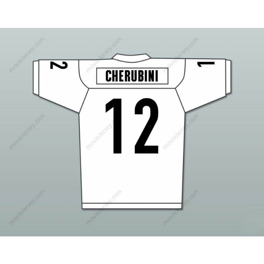 CUSTOM ANY Name Number TYLER CHERUBINI 12 MIAMI SHARKS WHITE TRIM FOOTBALL JERSEY ANY GIVEN SUNDAY Top Stitched S-6XL