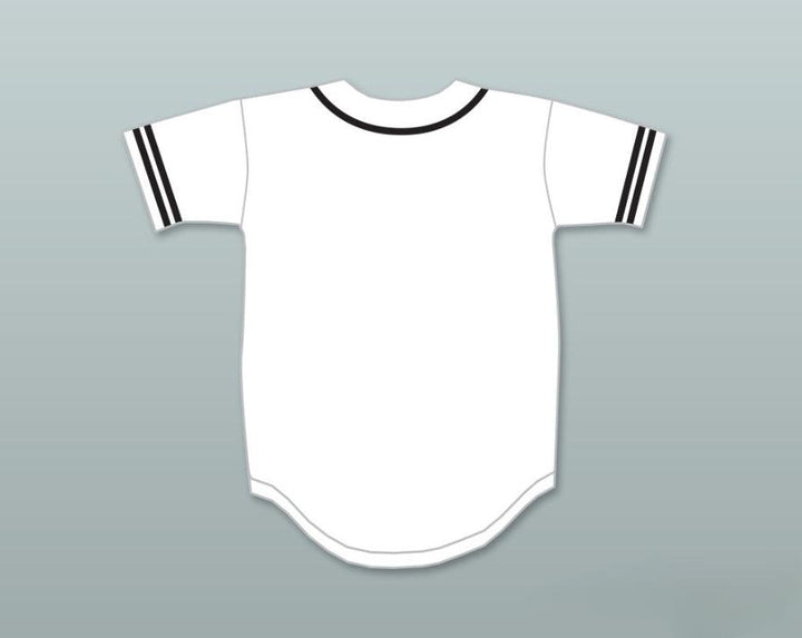Custom Any Name Number MALCOLM X WHITE BASEBALL JERSEY Top Stitched S-6XL