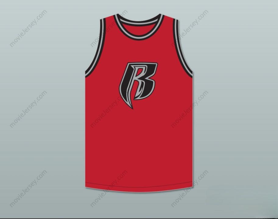 CUSTOM ANY Name Number DMX 84 ROUGH RYDERS RED BASKETBALL JERSEY 1 Top Stitched S-6XL