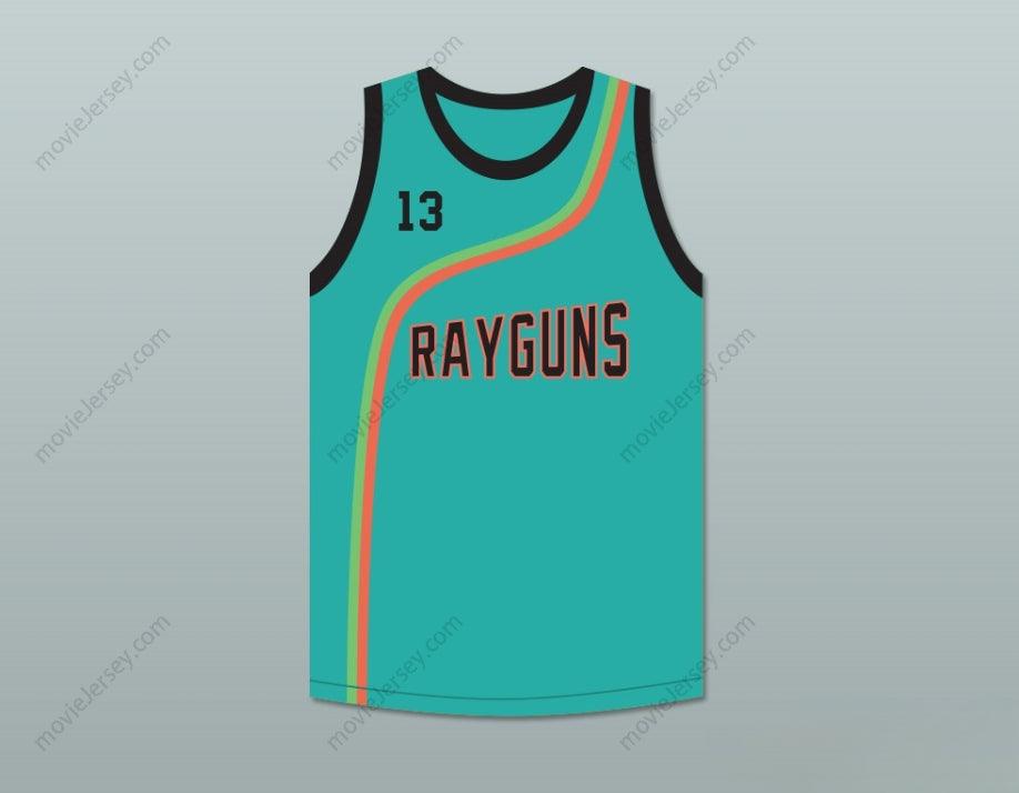 CUSTOM ANY Name Number STEVE NASH 13 ROSWELL RAYGUNS TEAL BASKETBALL JERSEY Top Stitched S-6XL