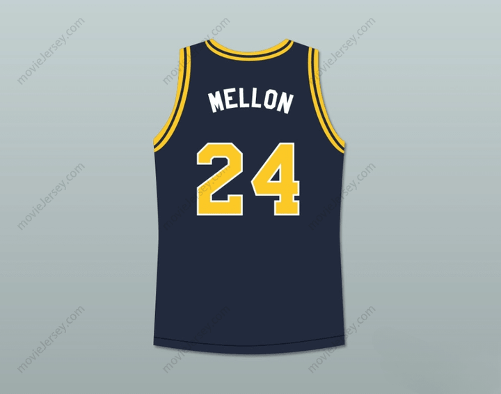 CUSTOM ANY Name Number HANG TIME DANNY MELLON 24 DEERING TORNADOS HIGH SCHOOL BASKETBALL JERSEY Top Stitched S-6XL