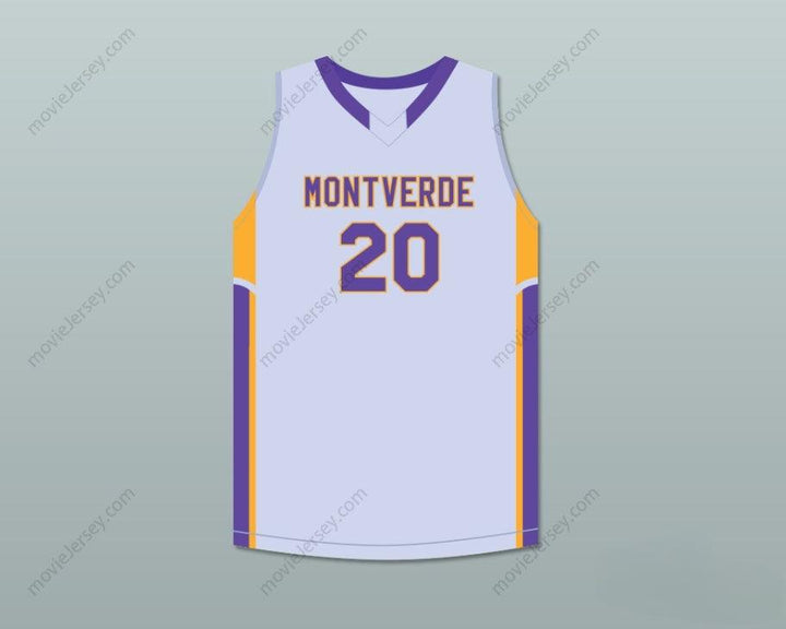 CUSTOM ANY Name Number BEN SIMMONS 20 MONTVERDE ACADEMY EAGLES GRAY BASKETBALL JERSEY Top Stitched S-6XL