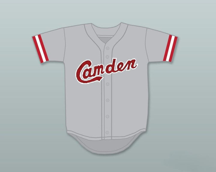 Custom Any Name Number RUDY 13 CAMDEN BRAVES GRAY BASEBALL JERSEY BREWSTER'S MILLIONS Top Stitched S-6XL
