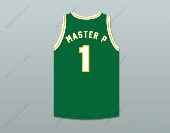 CUSTOM ANY Name Number MASTER P 1 NO LIMIT GREEN BASKETBALL JERSEY Top Stitched S-6XL