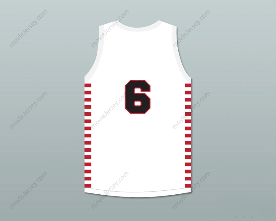CUSTOM ANY Name Number HANK BEENDERS 6 PROVIDENCE STEAMROLLERS WHITE BASKETBALL JERSEY 1 Top Stitched S-6XL
