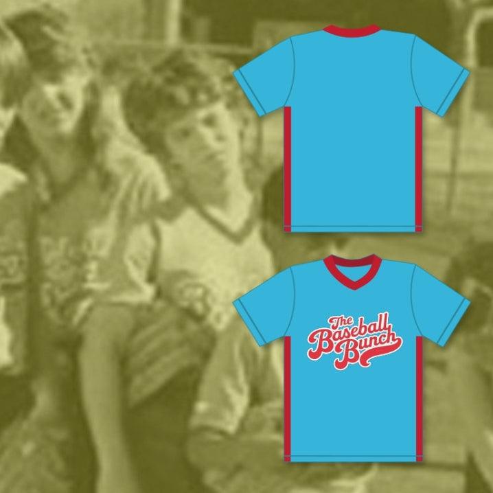 Custom Any Name Number THE BASEBALL BUNCH LIGHT BLUE BASEBALL JERSEY Top Stitched S-6XL