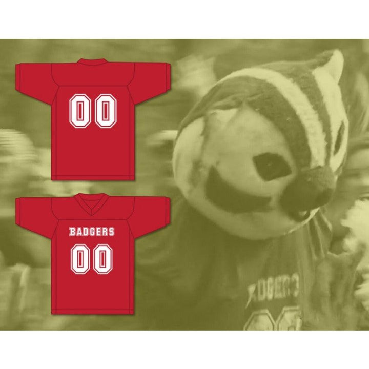 CUSTOM ANY Name Number MASCOT 00 PUTNAM BADGERS HIGH SCHOOL RED Football Jersey Top Stitched S-6XL