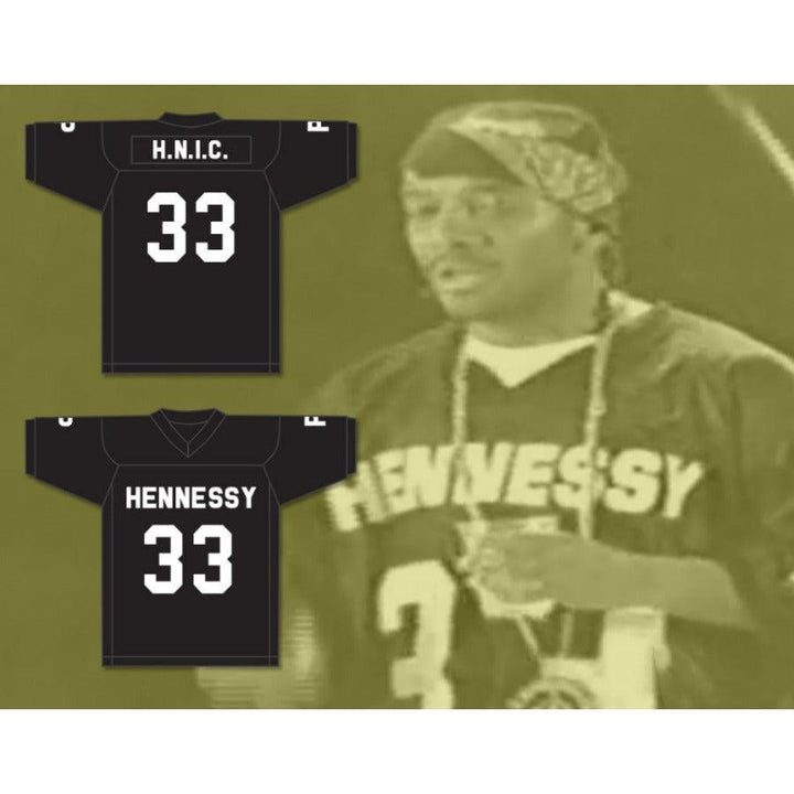 CUSTOM ANY Name Number PRODIGY H.N.I.C. 33 HENNESSY BLACK Football Jersey Top Stitched S-6XL