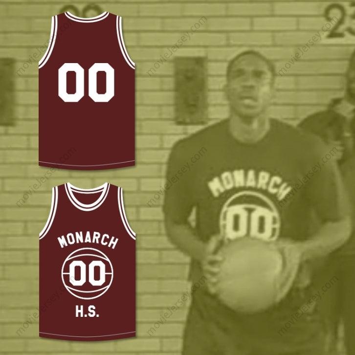 CUSTOM ANY Name Number DUANE MARTIN KYLE LEE WATSON 00 MONARCH HIGH SCHOOL PRACTICE BASKETBALL JERSEY ABOVE THE RIM Top Stitched S-6XL