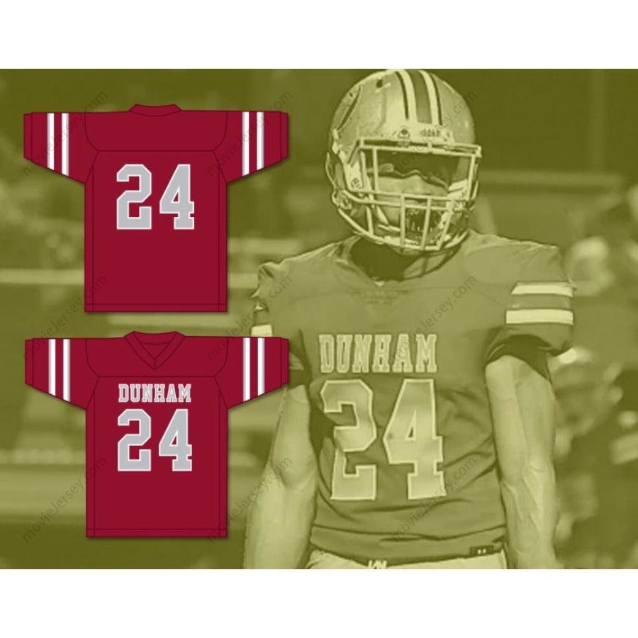 CUSTOM ANY Name Number DEREK STINGLEY JR 24 THE DUNHAM SCHOOL TIGERS Football Jersey Top Stitched S-6XL
