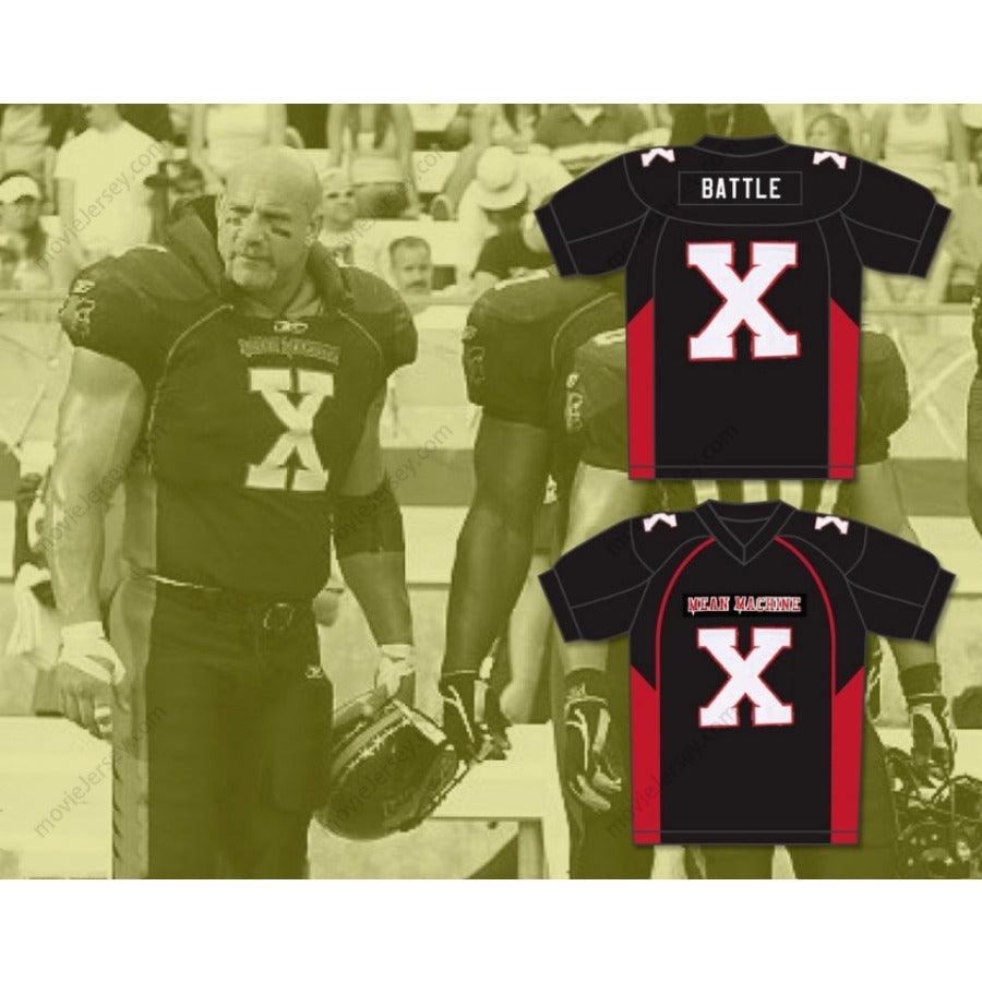 CUSTOM ANY Name Number BILL GOLDBERG JOEY BATTLE BATTAGLIO X MEAN MACHINE CONVICTS FOOTBALL JERSEY Top Stitched S-6XL