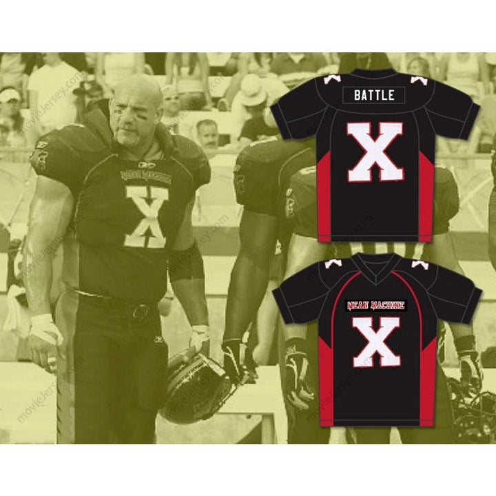 CUSTOM ANY Name Number BILL GOLDBERG JOEY BATTLE BATTAGLIO X MEAN MACHINE CONVICTS FOOTBALL JERSEY Top Stitched S-6XL