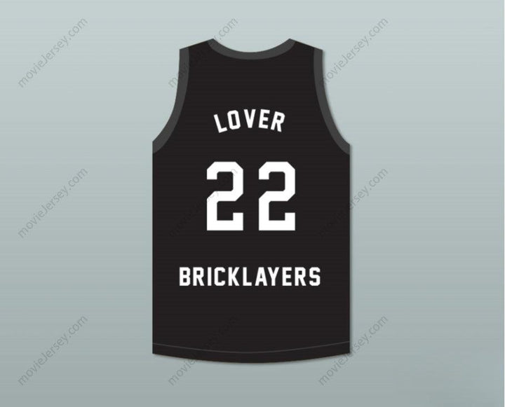 CUSTOM ANY Name Number ED LOVER 22 BRICKLAYERS BASKETBALL JERSEY 3RD ANNUAL ROCK N' JOCK B-BALL JAM 1993 Top Stitched S-6XL