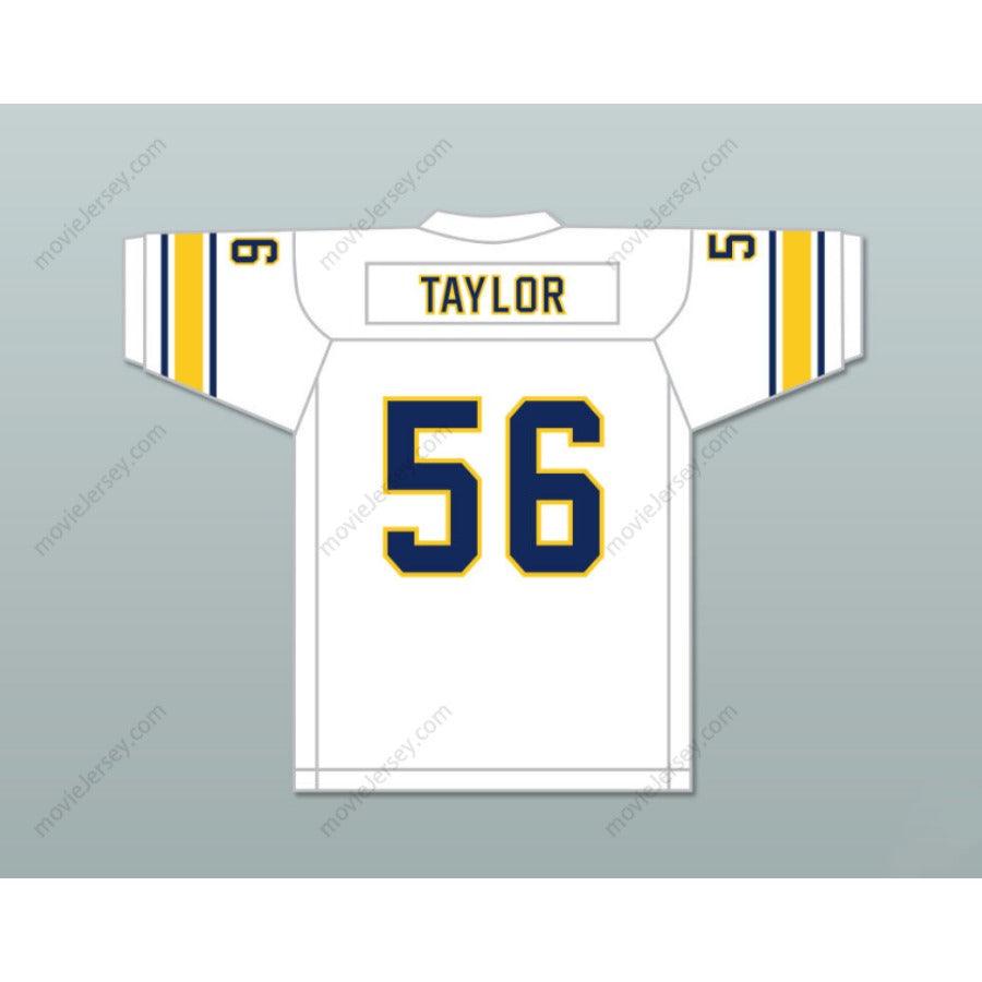 CUSTOM ANY Name Number LAWRENCE TAYLOR 56 LAFAYETTE HIGH SCHOOL RAMS NAVY BLUE FOOTBALL JERSEY Top Stitched S-6XL