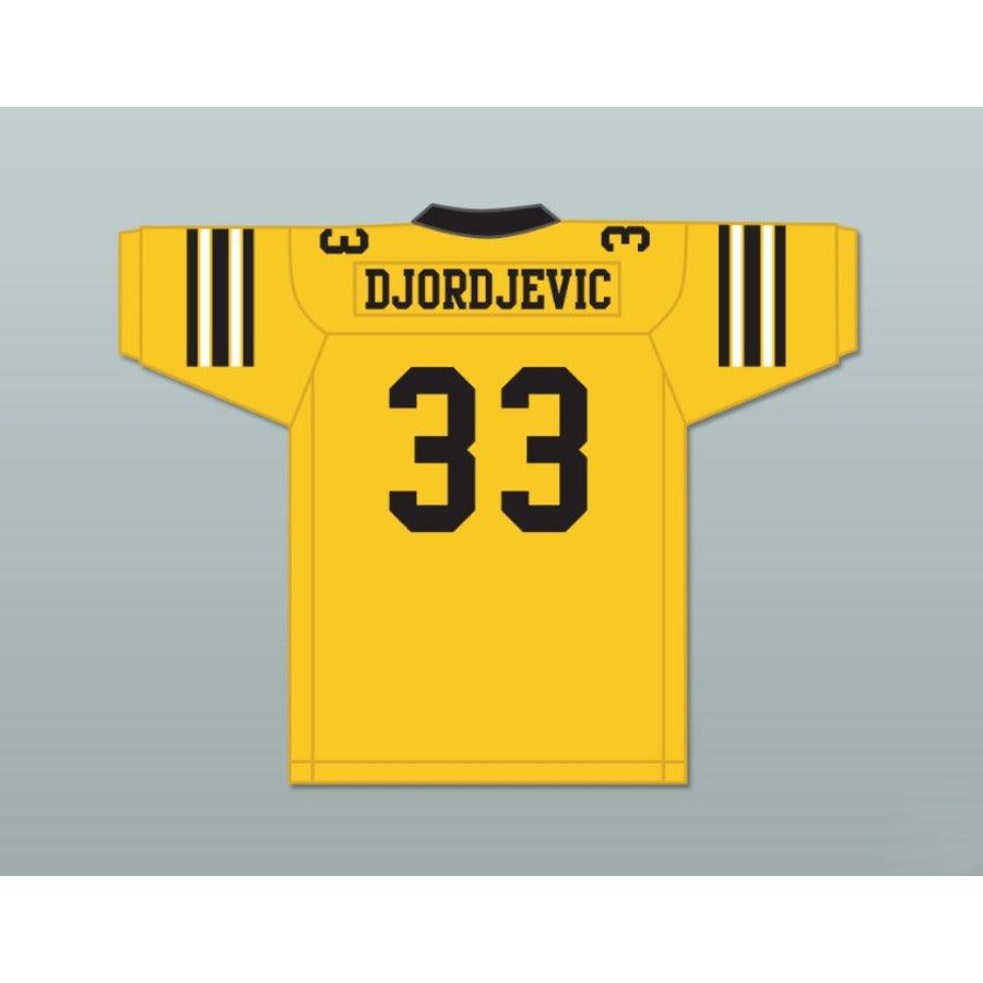 CUSTOM ANY Name Number STEFEN DJORDJEVIC 33 AMPIPE HIGH SCHOOL BULLDOGS Football Jersey Top Stitched S-6XL