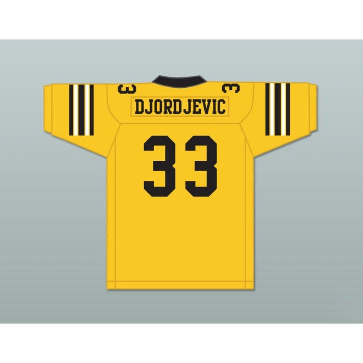 CUSTOM ANY Name Number STEFEN DJORDJEVIC 33 AMPIPE HIGH SCHOOL BULLDOGS Football Jersey Top Stitched S-6XL