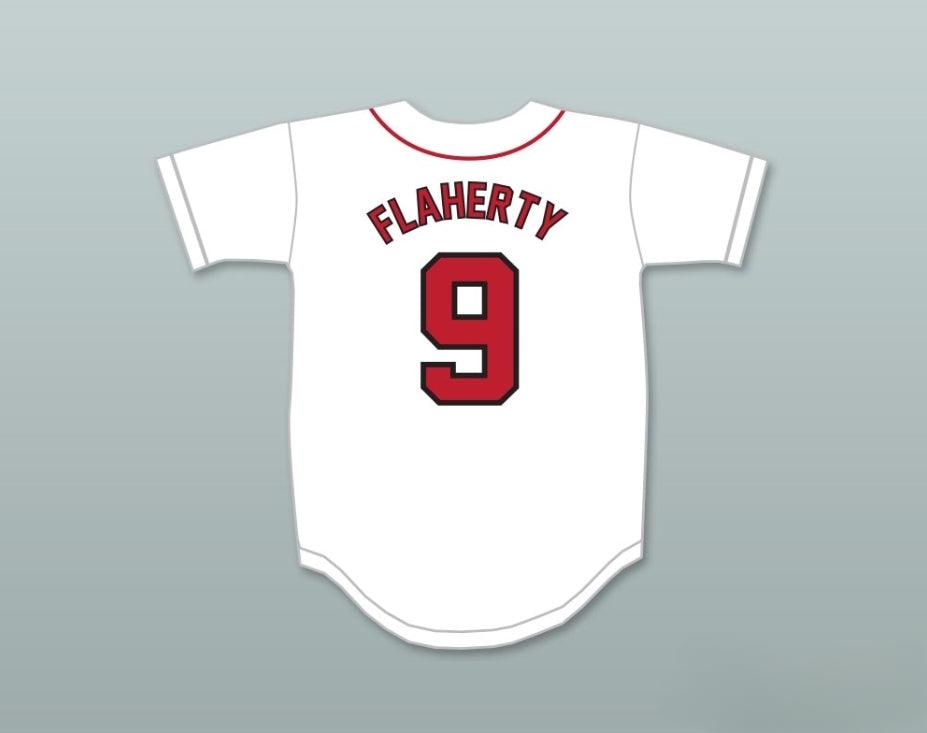 Custom Any Name Number JACK FLAHERTY 9  -WESTLAKE SCHOOL WOLVERINES WHITE BASEBALL JERSEY 2 Top Stitched S-6XL