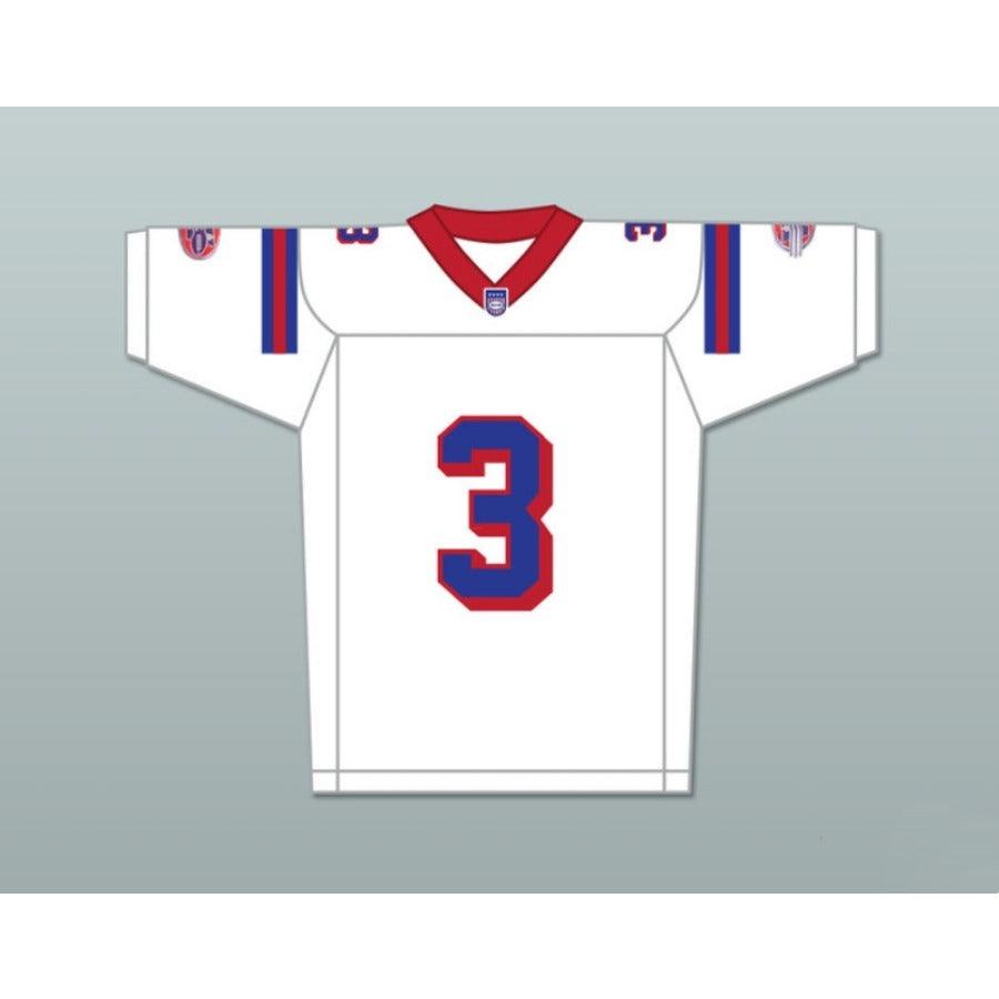 CUSTOM ANY Name Number RHYS IFANS NIGEL 'THE LEG' GRUFF 3 WASHINGTON SENTINELS AWAY Football Jersey Top Stitched S-6XL