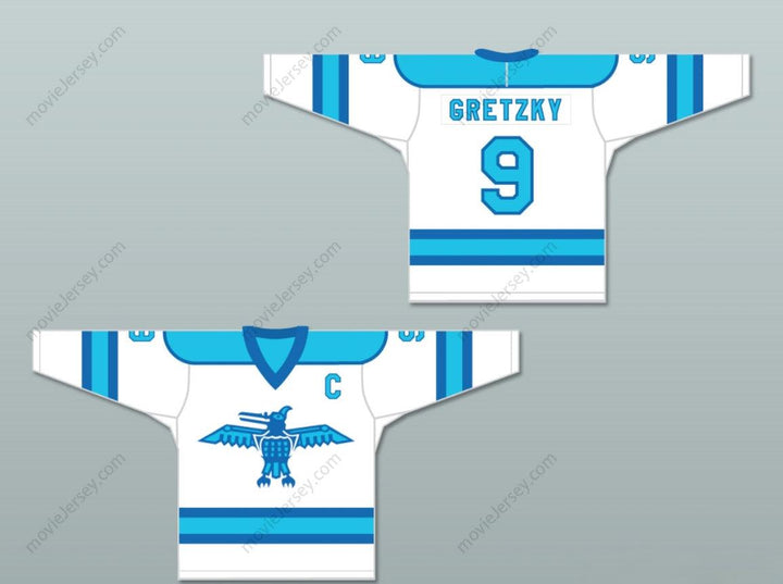 Custom Any Name Number Wayne Gretzky 9 Ross Sheppard High School Thunderbirds Hockey JerseyTop Stitched S-6XL