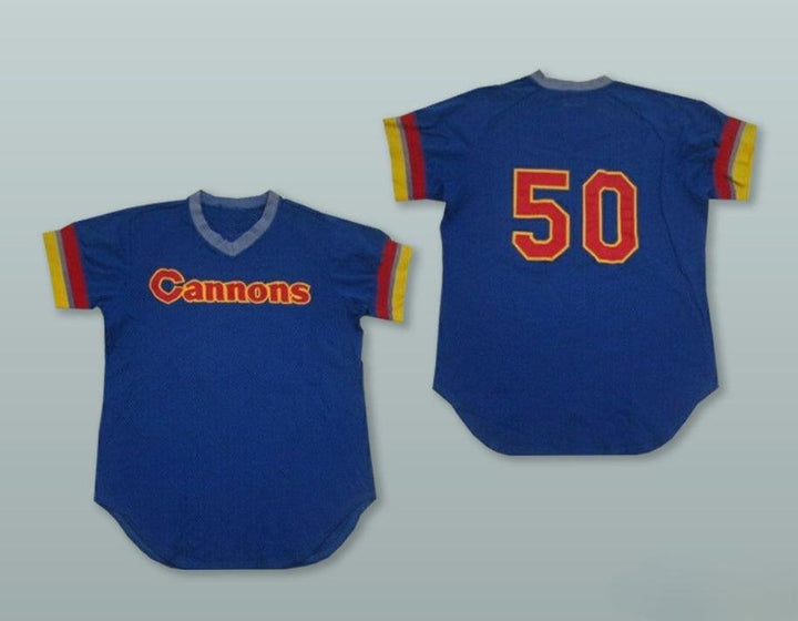 Custom Any Name Number CALGARY CANNONS 50 BLUE BASEBALL JERSEY Top Stitched S-6XL