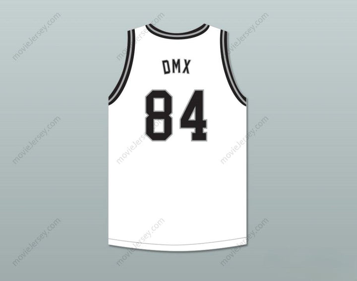 CUSTOM ANY Name Number DMX 84 ROUGH RYDERS WHITE BASKETBALL JERSEY 6 Top Stitched S-6XL