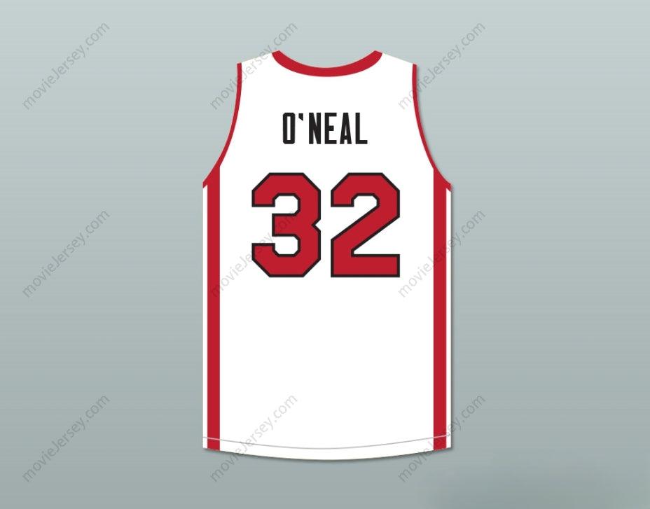CUSTOM ANY Name Number SHAQUILLE O'NEAL 32 WHITE BASKETBALL JERSEY SCARY MOVIE 4 Top Stitched S-6XL