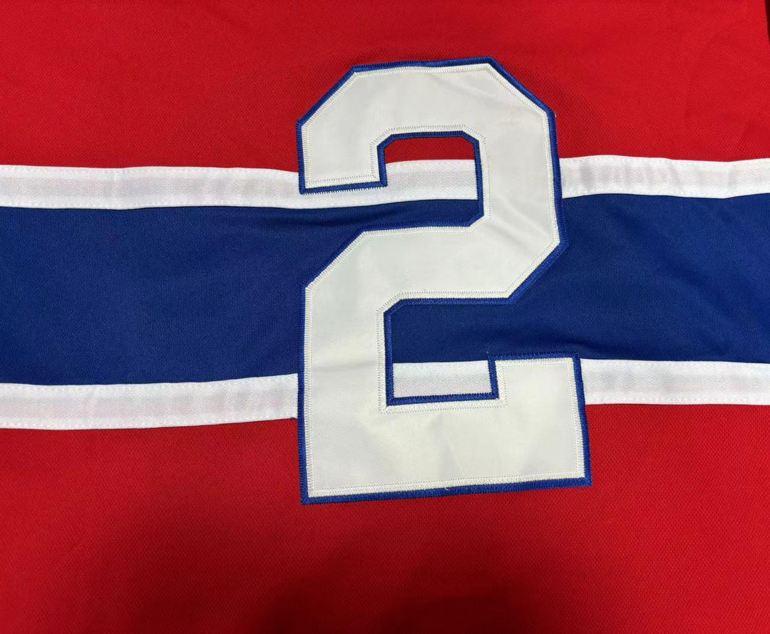 Custom Any Name Number NORM SCHMITZ 2 MACON WHOOPEES RED HOCKEY JERSEY Stitched Top Stitched S-6XL