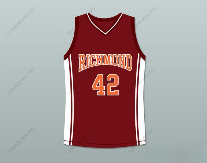 CUSTOM ANY Name Number KENYON STONE 42 RICHMOND OILERS HOME BASKETBALL JERSEY COACH CARTER Top Stitched S-6XL