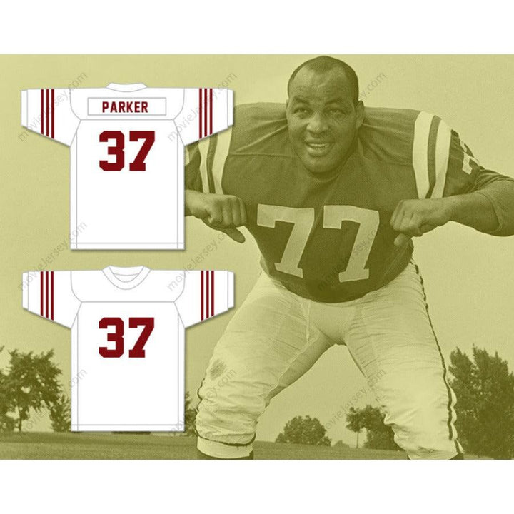 CUSTOM ANY Name Number JIM PARKER 37 SCOTT HIGH SCHOOL BULLDOGS MAROON FOOTBALL JERSEY Top Stitched S-6XL