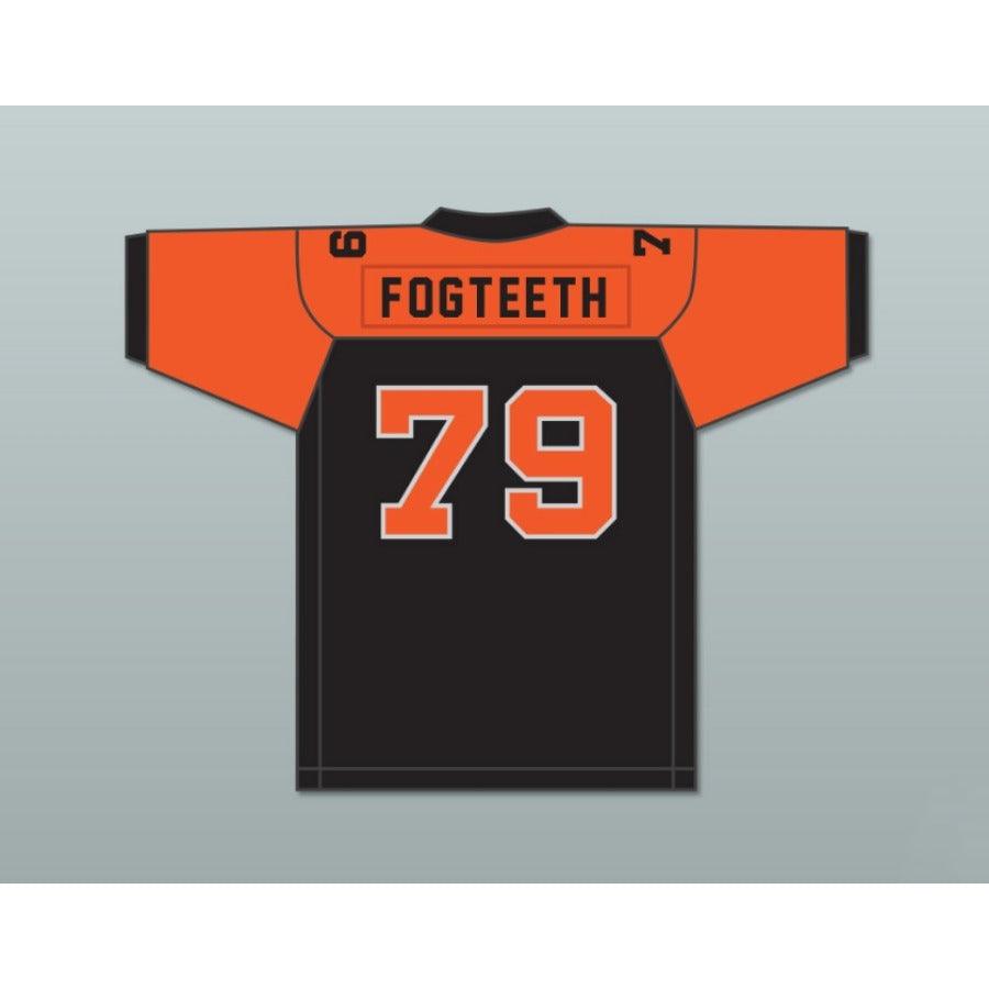 CUSTOM ANY Name Number ORC FOGTEETH 79  33 BLACK ORANGE Football Jersey Top Stitched S-6XL