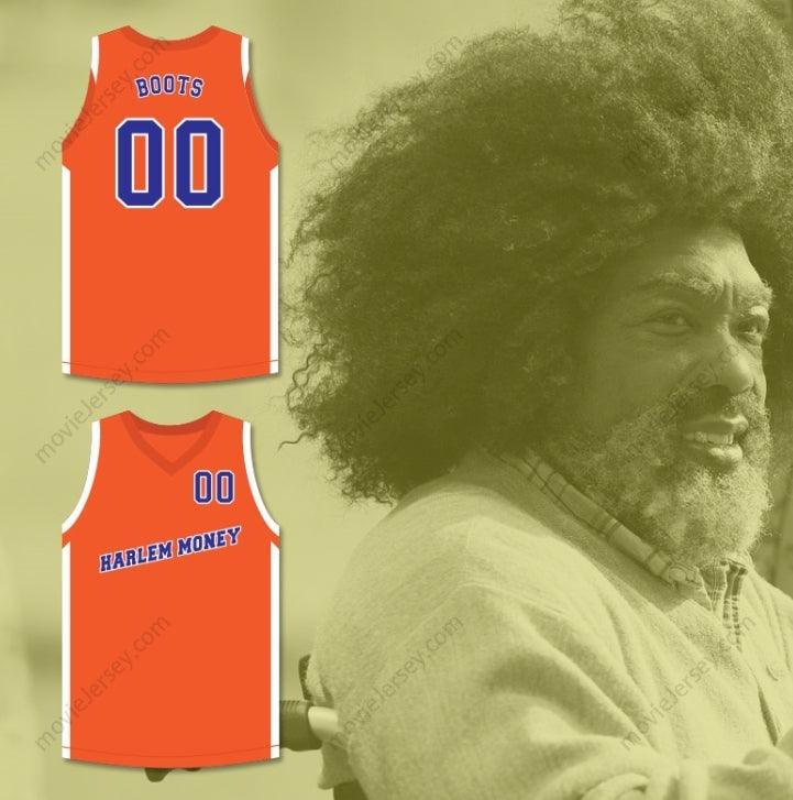 CUSTOM ANY Name Number BOOTS 00 HARLEM MONEY BASKETBALL JERSEY UNCLE DREW Top Stitched S-6XL