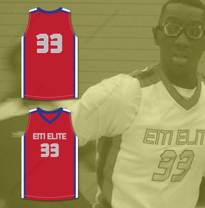 CUSTOM ANY Name Number TACKO FALL 33 EACH 1 TEACH 1 ELITE AAU RED BASKETBALL JERSEY 1 Top Stitched S-6XL